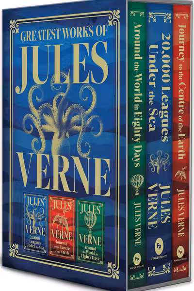 Greatest Works of Jules Verne - Boxed Set (Deluxe Hardbound Edition)