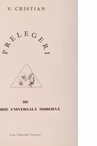 Prelegeri de istorie moderna universala
