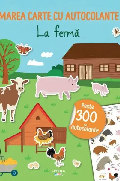 Marea carte cu autocolante. La ferma