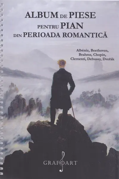 Album de piese pentru pian din Perioada Romantică: Albeniz, Beethoven, Brahms, Chopin, Clementi, Debussy, Dvorak