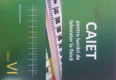 Fizica cl.6. Caiet pentru lucrari de laborator