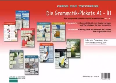Die Grammatik-Plakate A1-B1 Ubungsheft und 10 Plakate