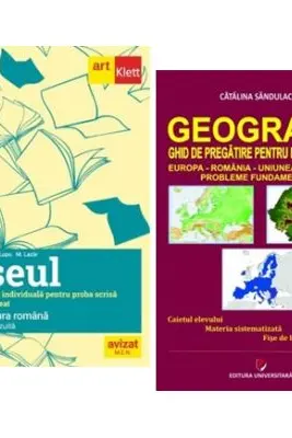 Pachet Bacalaureat Limba si literatura romana Eseul si Geografie - Liliana Paicu, Catalina Sandulache