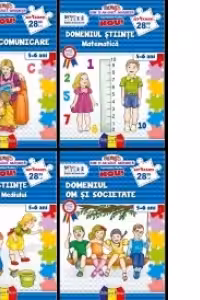 SET PATRU CARTI A4 (5-6 ANI) - 2014 - COLOR - GRUPA MARE