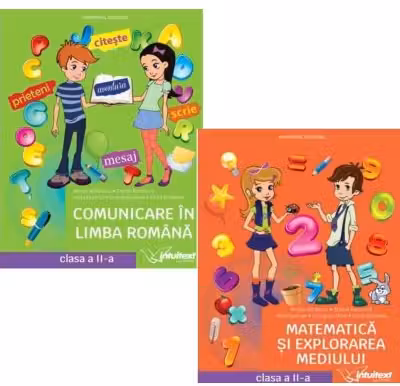 Set Manuale Limba si literatura romana si Matematica pentru clasa a 2-a