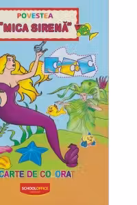 Povestea Mica Sirena (Carte de colorat)