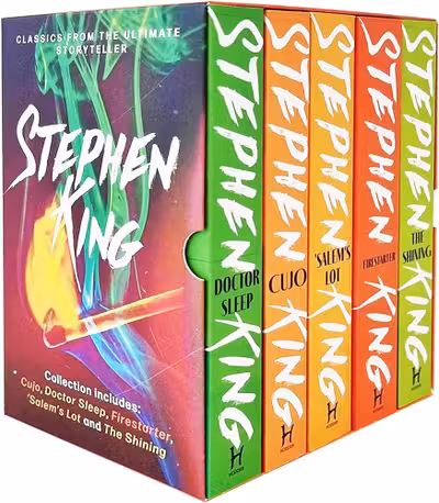 Stephen King 5 Books Collection Box Set (Cujo 'Salem's Lot The Shining Doctor Sleep Fire Starter)