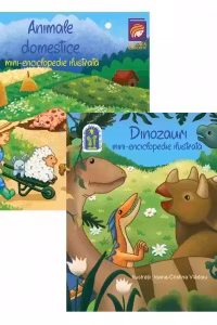 Pachet Mini-enciclopedii ilustrate: Animale domestice. Dinozauri (2 carti)