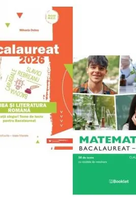 Pachet Bacalaureat 2026. Limba si literatura romana si Matematica M2 Profil Stiinte ale naturii. Teste - Mihaela Dobos, Claudia Temneanu