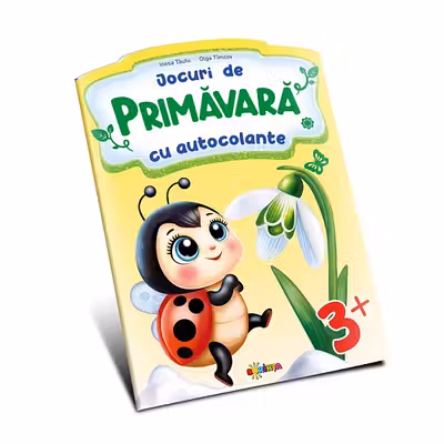 Jocuri de Primavara cu autocolante. 4+