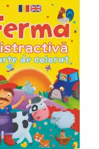 Ferma distractiva - carte de colorat rom-eng