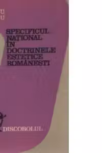 Specificul national in doctrinele estetice romanesti
