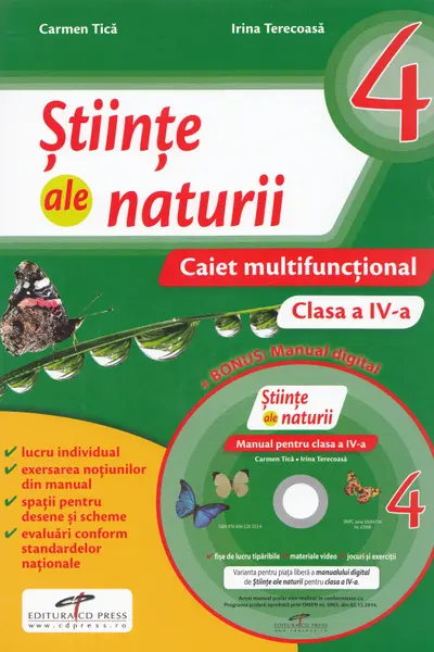 Științe ale naturii - Clasa 4 - Caiet multifuncțional + CD
