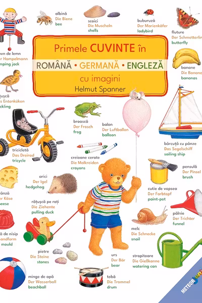 Primele cuvinte în română, germană, engleză cu imagini