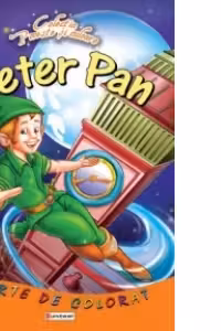 Peter Pan. Carte de colorat + poveste (format A4) (Colectia Poveste si culoare)