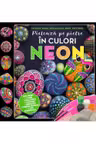Picteaza pe pietre in culori neon. Cutie