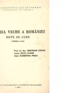 Istoria veche a Romaniei - Note de curs, Partea a II-a