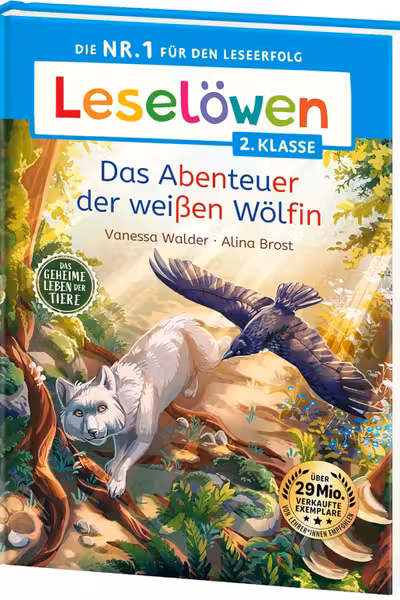 Leselowen 2. Klasse: Das Abenteuer der weissen Wolfin