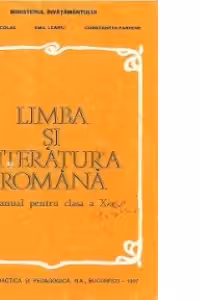 Limba si literatura romana - Manual pentru clasa a X-a