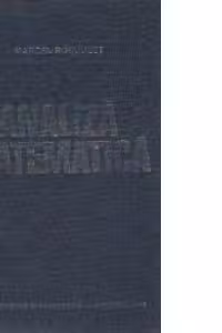 Analiza matematica, Editia a III-a