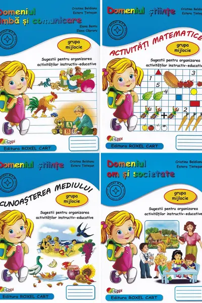 Pachet educațional 4 cărți - Grupa mijlocie