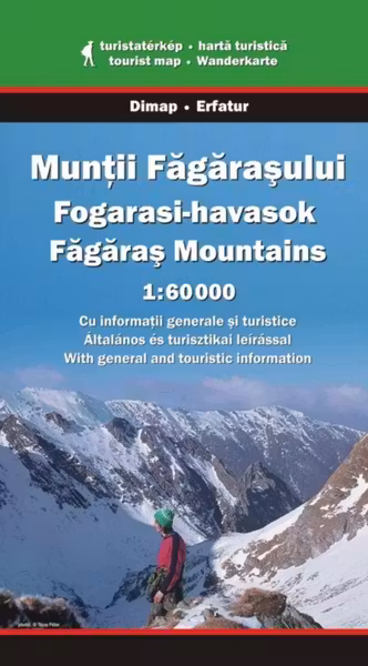 Harta turistica - Muntii Fagaras
