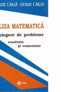 Analiza matematica - culegere de probleme rezolvate si comentate