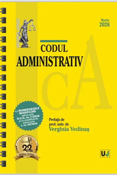 Codul administrativ (martie 2026)