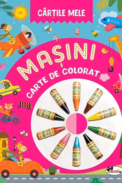 Cartile mele de colorat. Masini