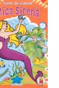 Mica sirena - carte de colorat