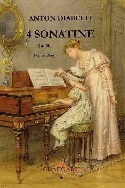 4 sonatine opus 151 pentru pian