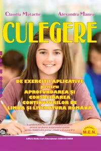 Culegere Limba Romana clasa a 4-a - Claudia Matache, Alexandra Manea