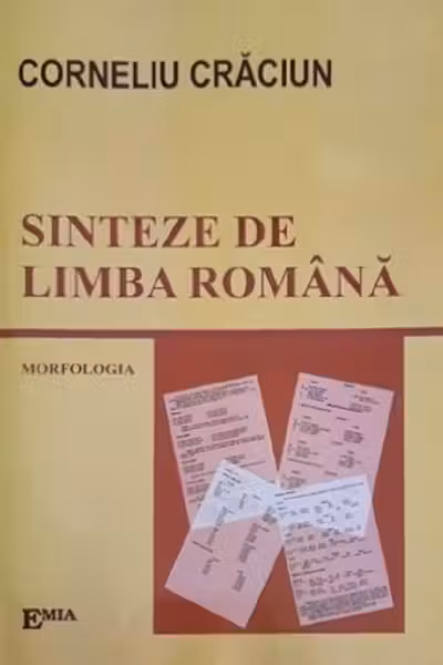 Sinteze de limba română. Morfologia