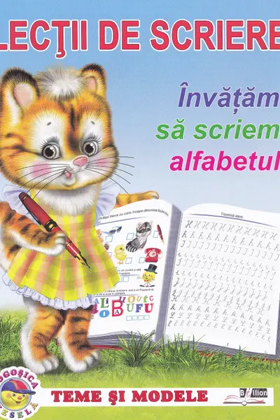 Lectii de scriere. Invatam sa scriem alfabetul