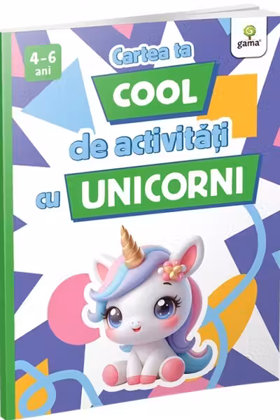 Cartea ta cool de activitati cu unicorni