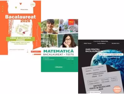 Pachet Bacalaureat 2026. Limba si literatura romana, Matematica M2 Profil Stiinte ale naturii. Teste si Biologie clasele 11-12 - Mihaela Dobos, Claudia Temneanu, Stelica Ene