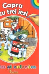 Citim si coloram - Capra cu trei iezi