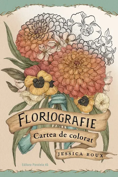Floriografie. Cartea de colorat