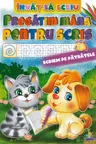 Invat sa scriu. Pregatim mana pentru scris. Scriem pe patratele