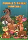 Animale si pasari domestice - carte de citit si colorat