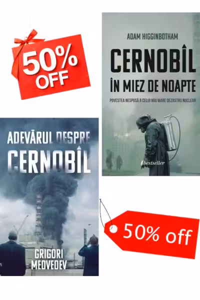 Pachet Promoțional de 2 Cărți despre Cernobîl