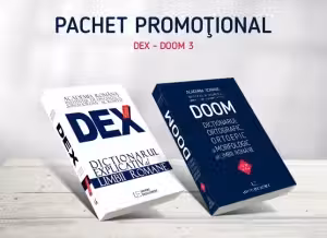 Pachet DEX - DOOM 3 (2 carti): 1. Dictionarul explicativ al limbii romane, editia 2016; 2. Dictionarul ortografic, ortoepic si morfologic al limbii romane, editia a III-a