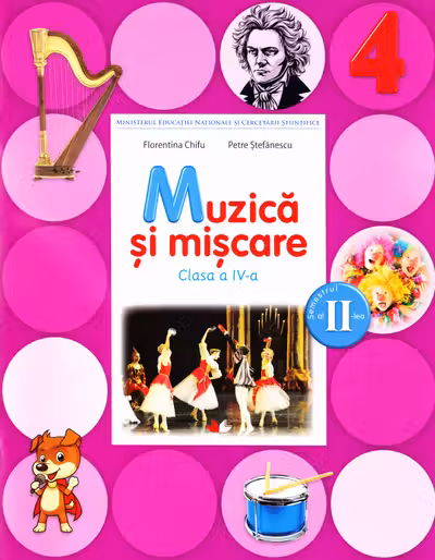 Muzica și mișcare Clasa 4 Caiet Sem.2 + CD