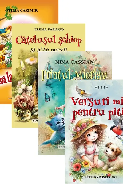 Pachet 4 cărți. Poezii ilustrate