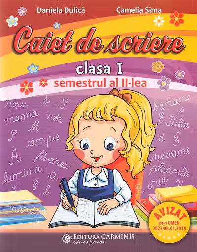 Caiet de scriere - Clasă 1 Sem.2