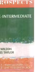 Prospects (Pre-Intermediate - Audiocassette [1])