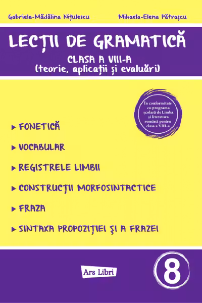Lecții de gramatică - clasa a VIII-a