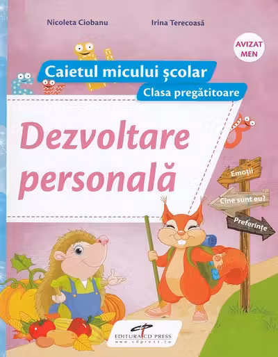 Dezvoltare personală. Clasa pregătitoare, caiet