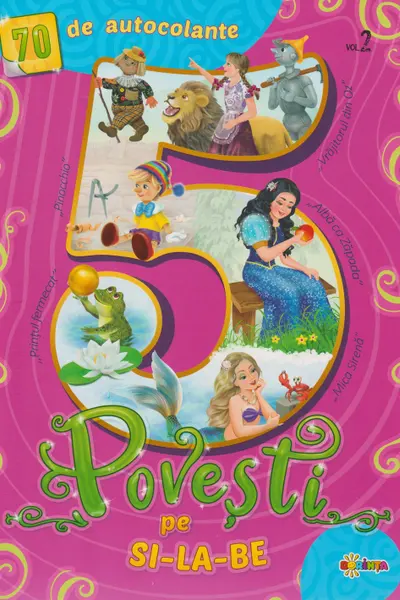 5 Povesti pe silabe - roz