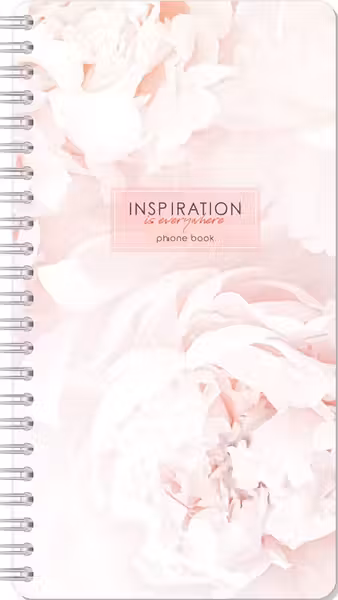 Телефонная книга А5 80л.Цветы. For inspiration